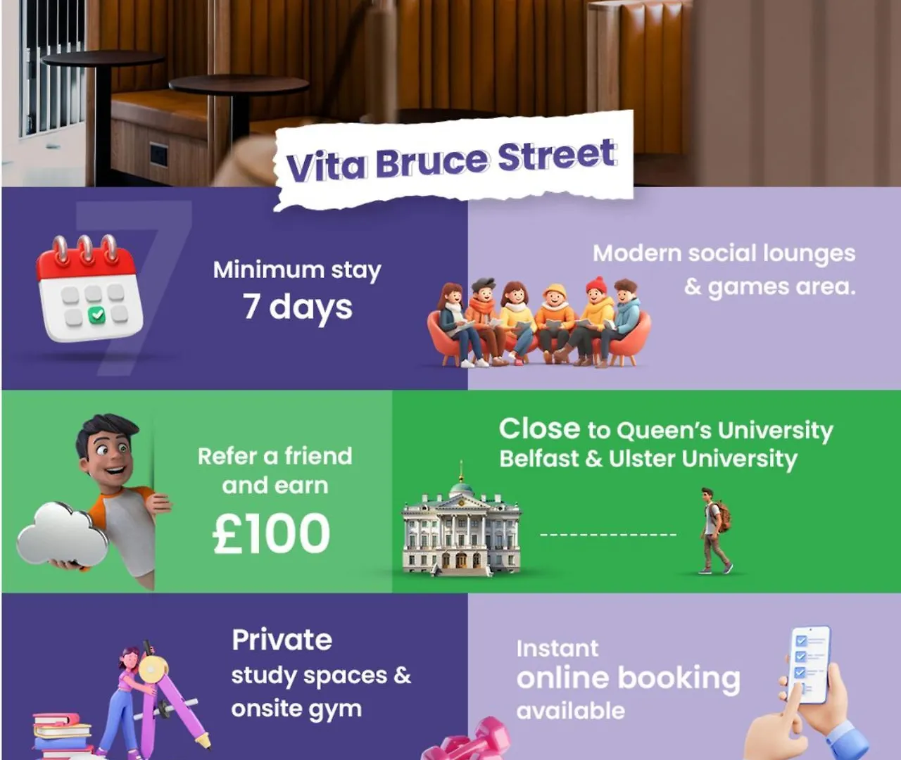 Vita Student Only, Bruce Street At Belfast
